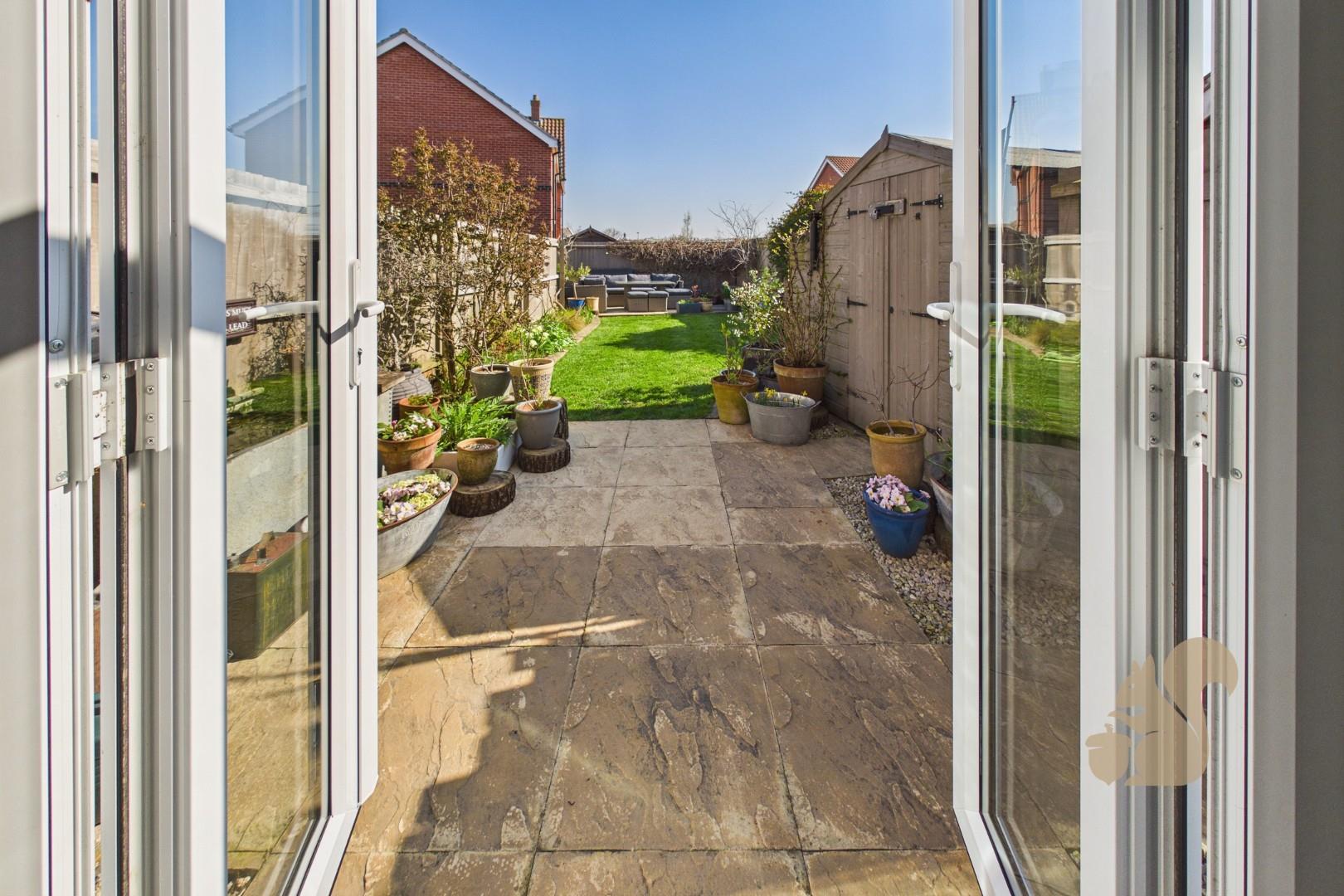 French Doors To Garden
